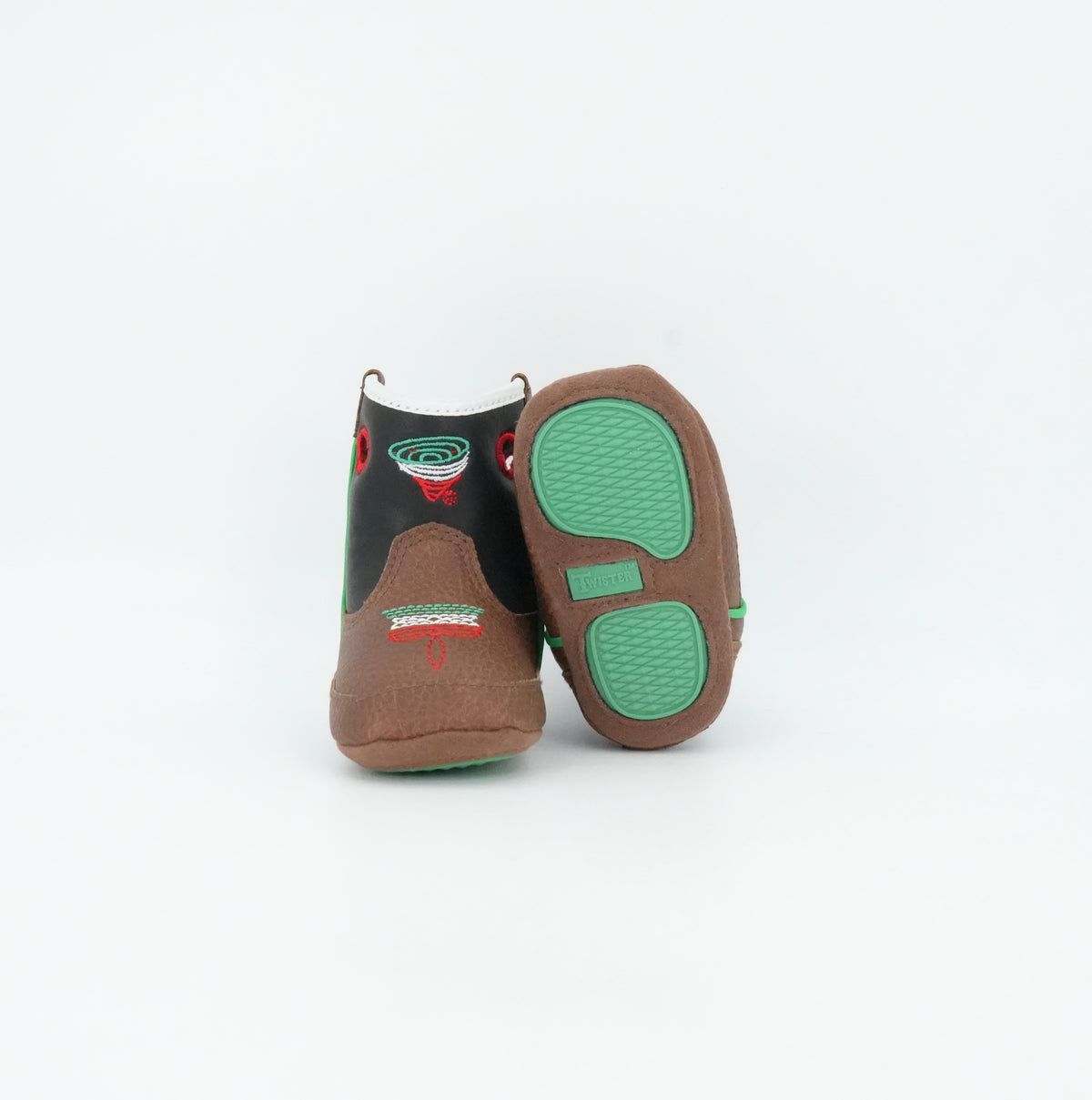 Twister Infant Elijah Tri-Colored Tornado Brown Boot