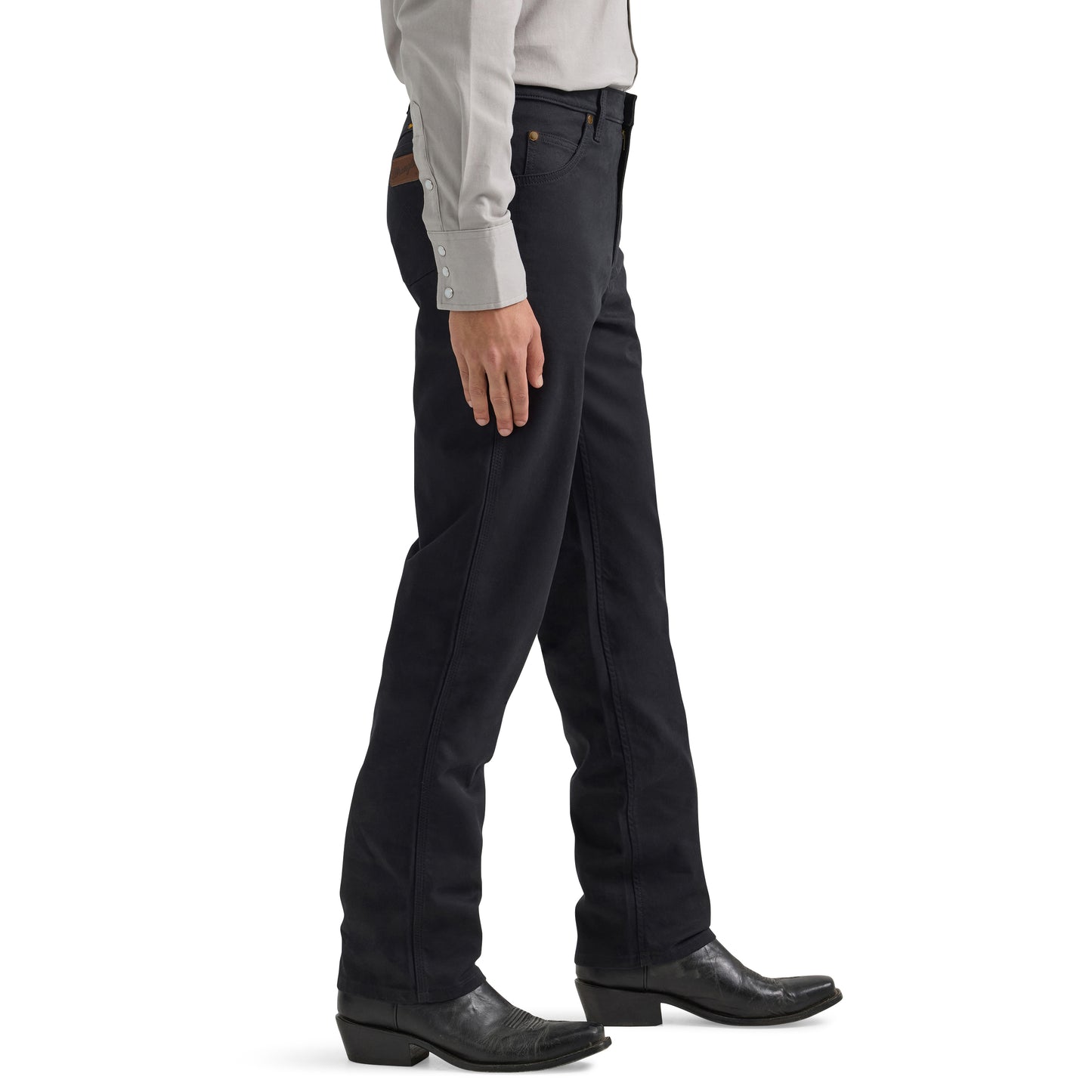 Vaqueros de corte slim con corte estilo vaquero y piedra áspera de Wrangler