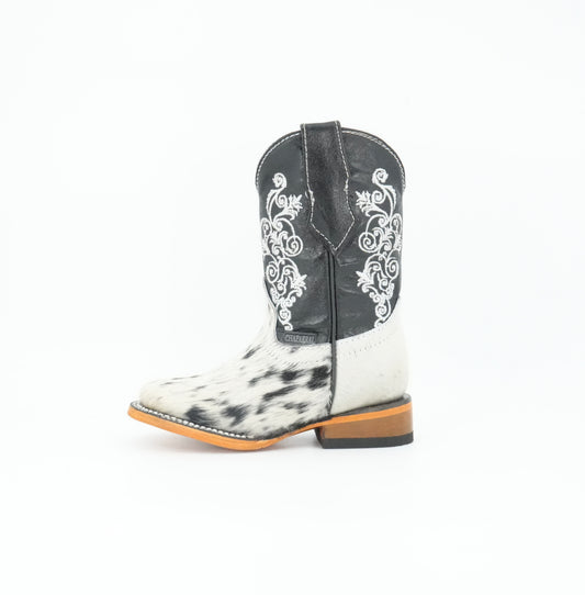 Chaparral Kid's Nathalia Cow Hair Boot Size 8 US *AS SEEN ON IMAGE*