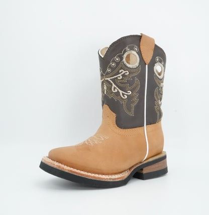 Black Stone Kid's Crazy Orix Stitched Boots