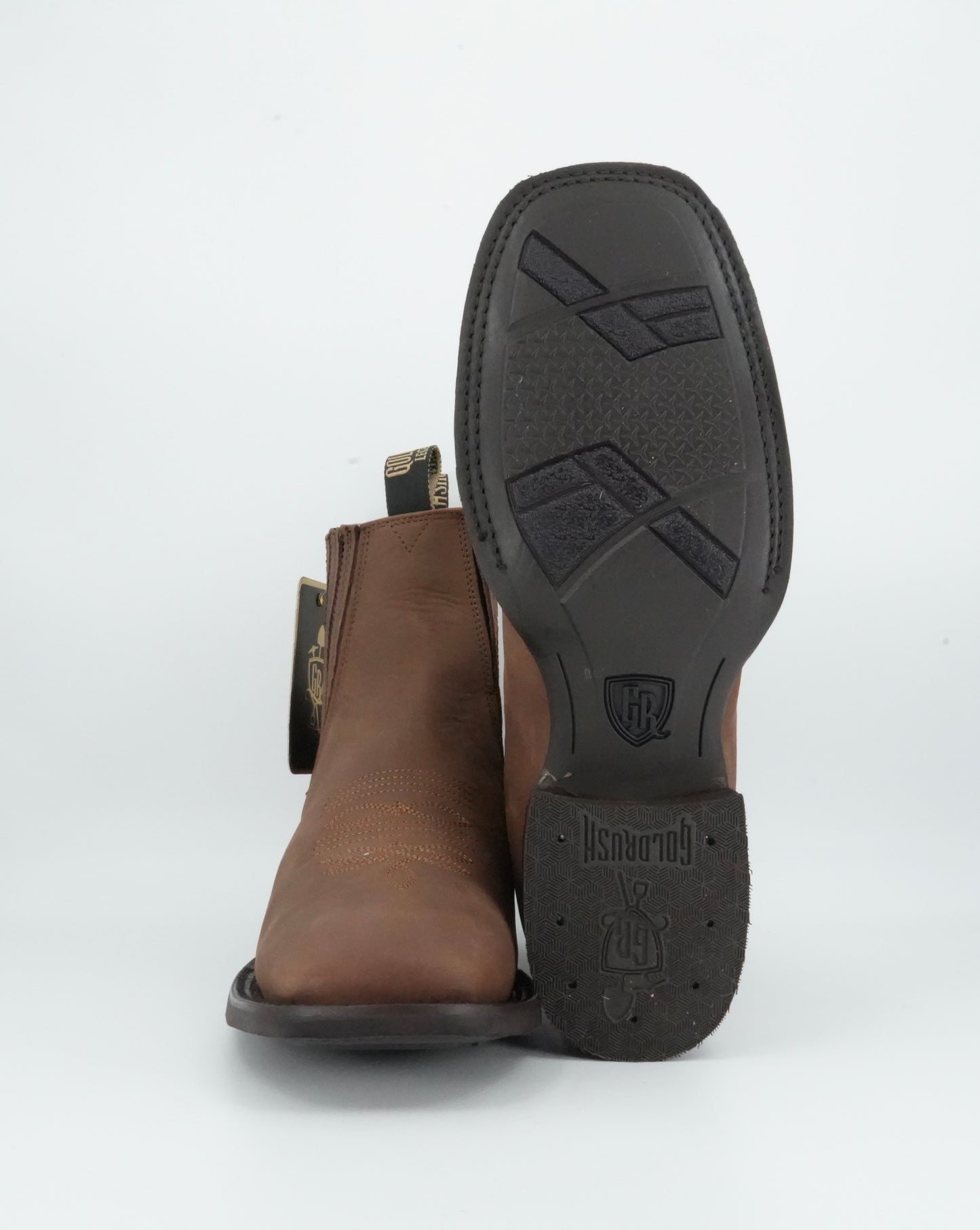 Goldrush Men’s Crazy Brown Leather Short Boot