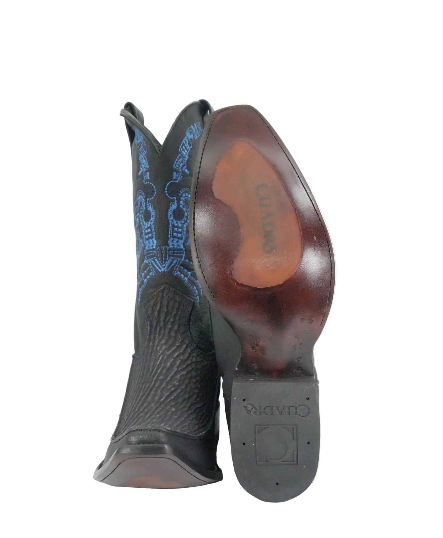 Cuadra Men's Shark Versache Toe Boot - Black