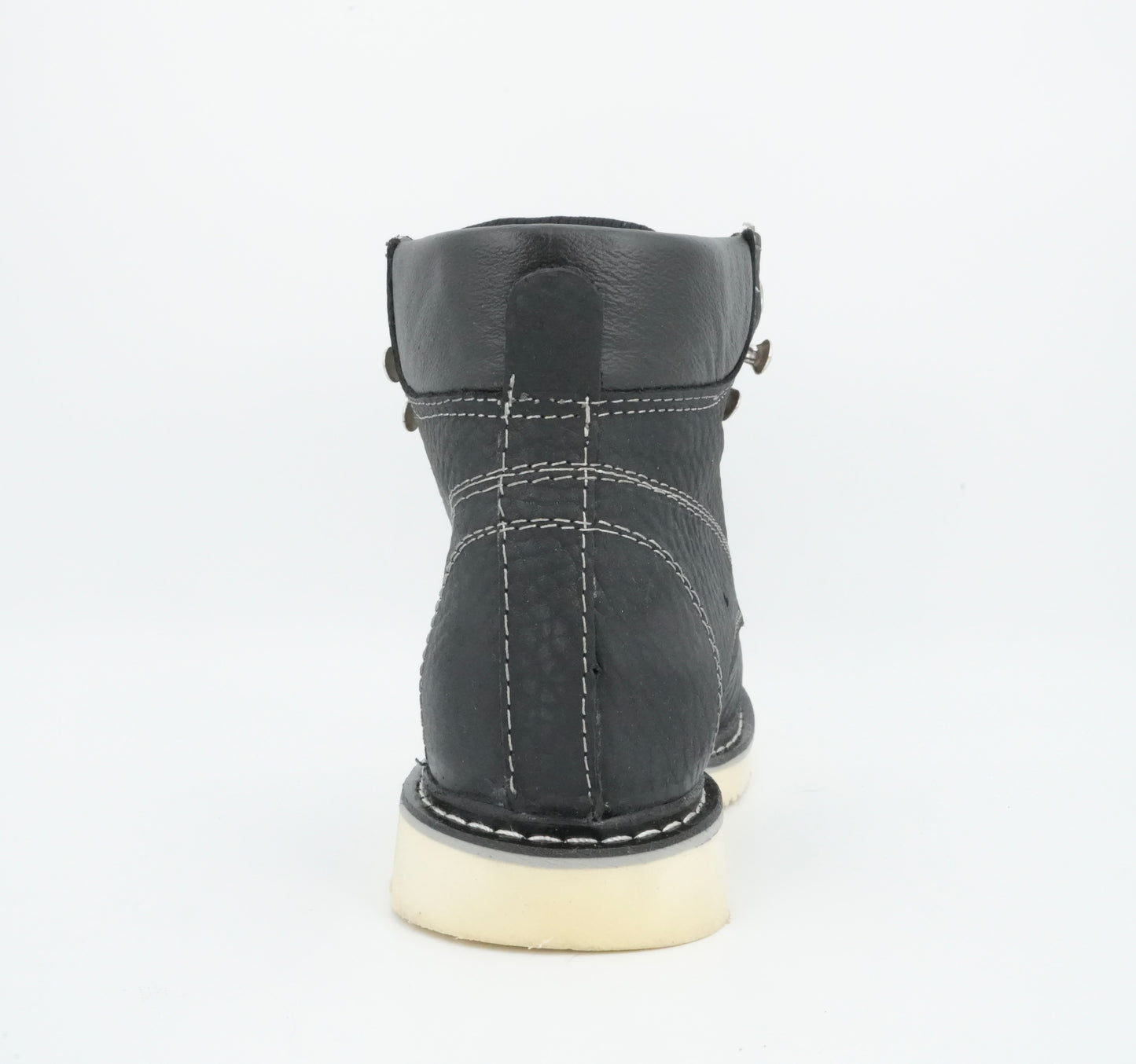 Hooch Kid's Work Boot Black Moc Toe Boot