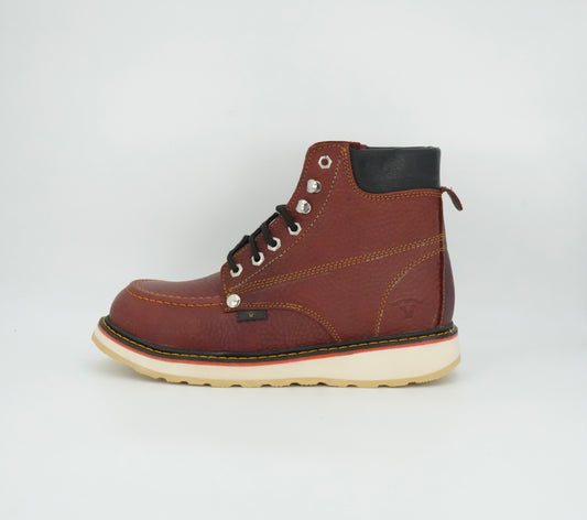 Hooch Men's 6" Steel Toe Work Boot - Shedron