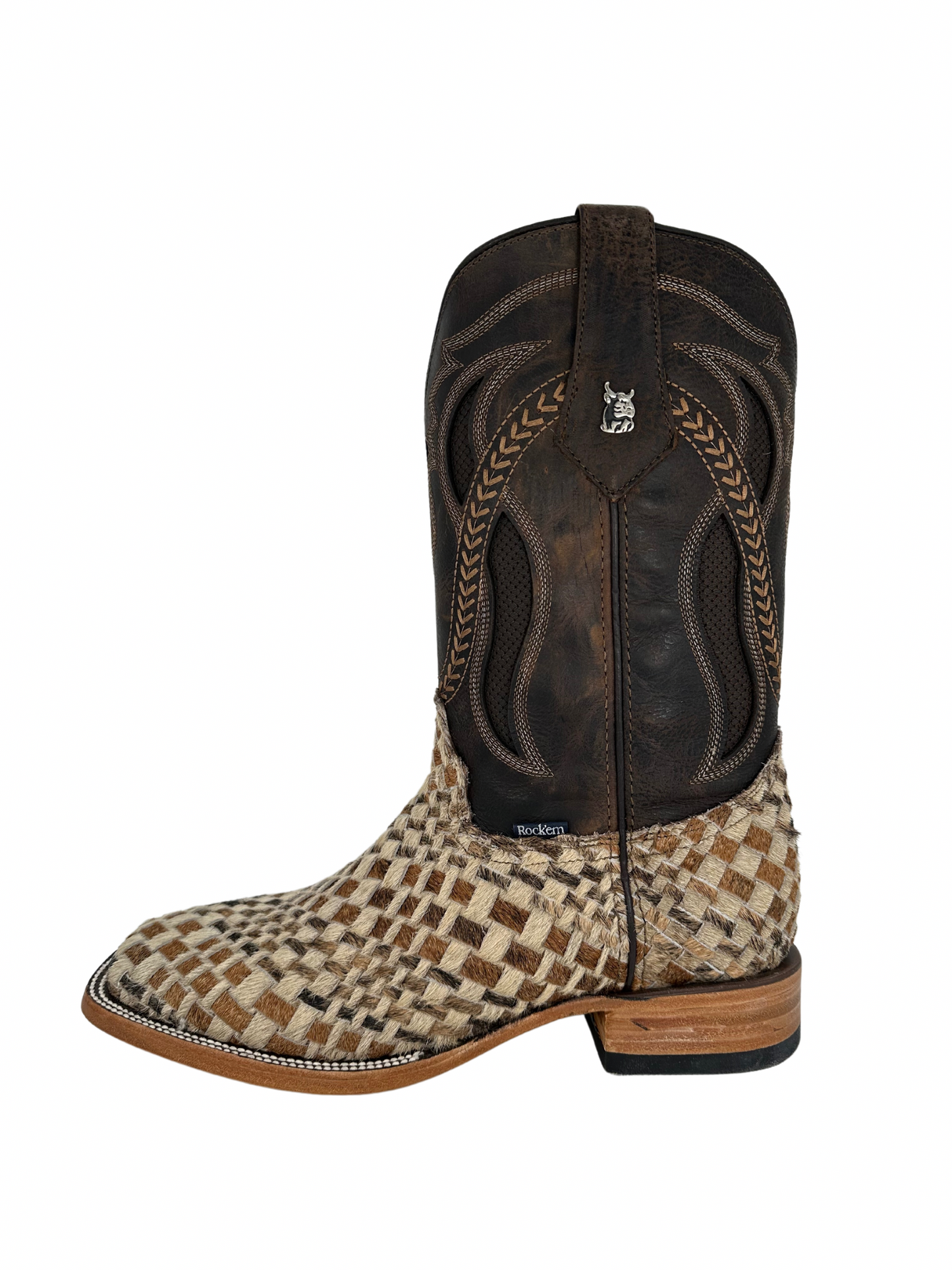 Rock'em Men's Petatillo Cow Hair Boots Size 9.5 *AS SEEN ON IMAGE*