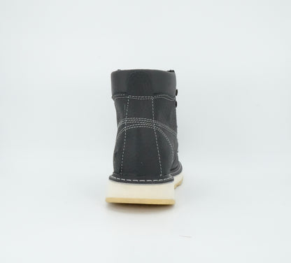 Hooch Men's 6" Steel Toe Work Boot - Black