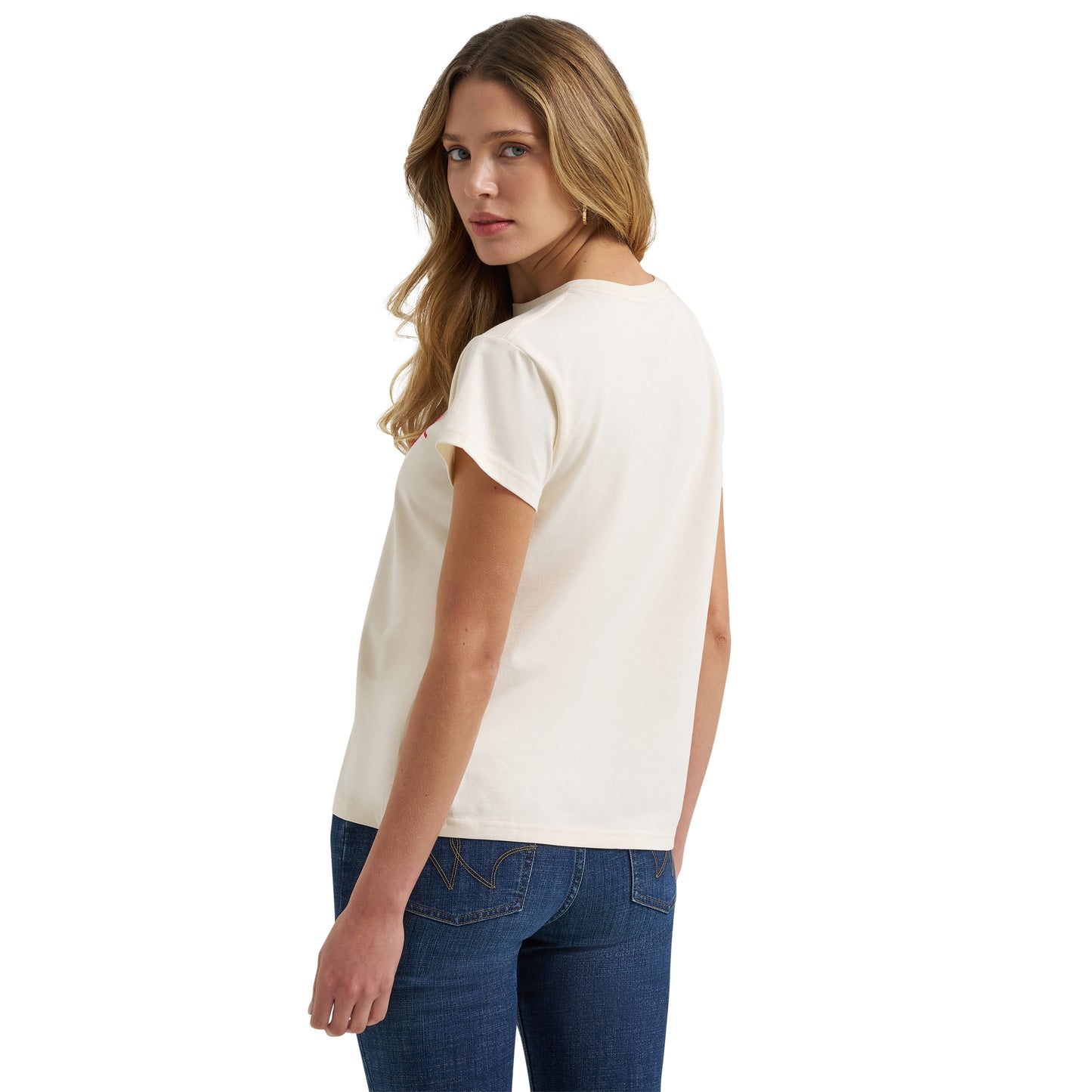 Wrangler Retro Women's Cowgirl T-Shirt - Antique white
