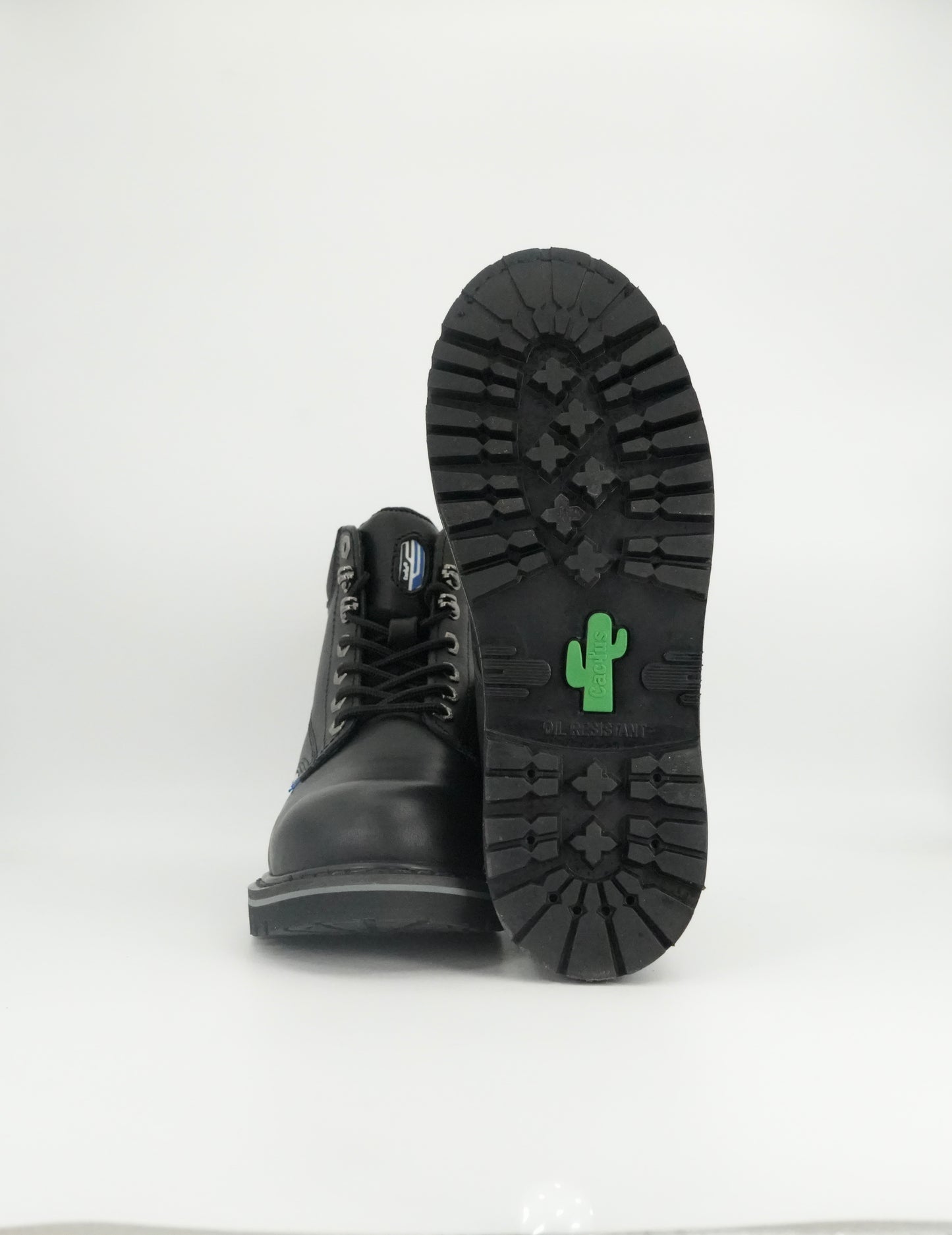 Cactus Men's Steel Toe Work Boot - Black