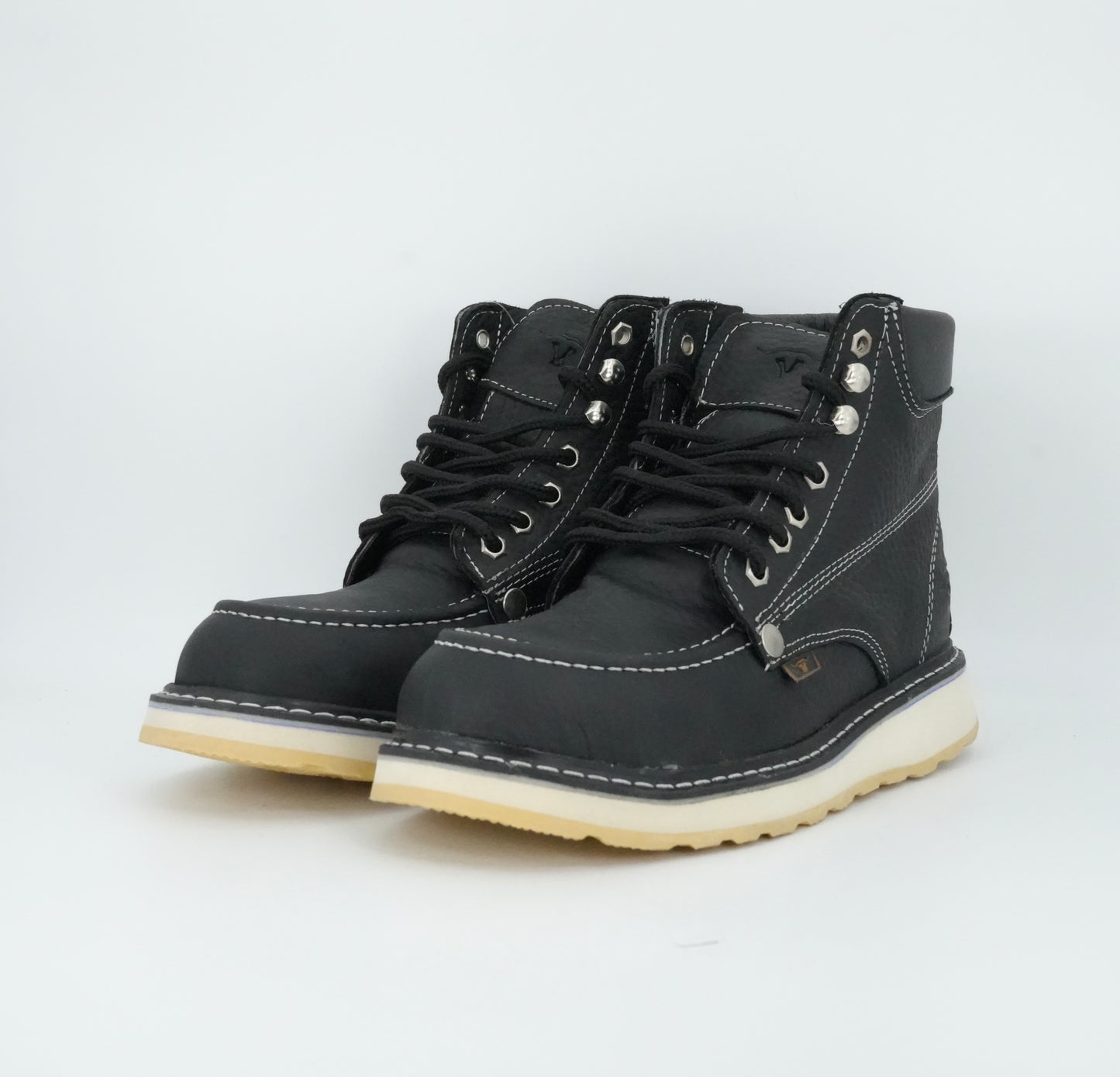 Hooch Men's 6" Steel Toe Work Boot - Black