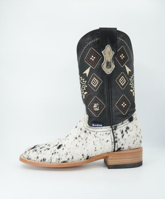 Rock'em Men's Cow Hair Boots Size 8.5 *AS SEEN ON IMAGE*