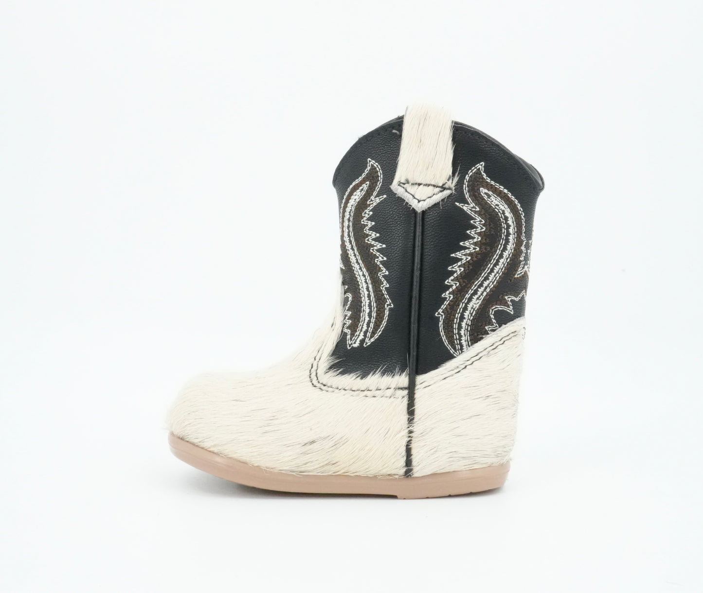 Padua Toddler Cow Hair White Boot Size: 3 *AS SEEN ON IMAGE*