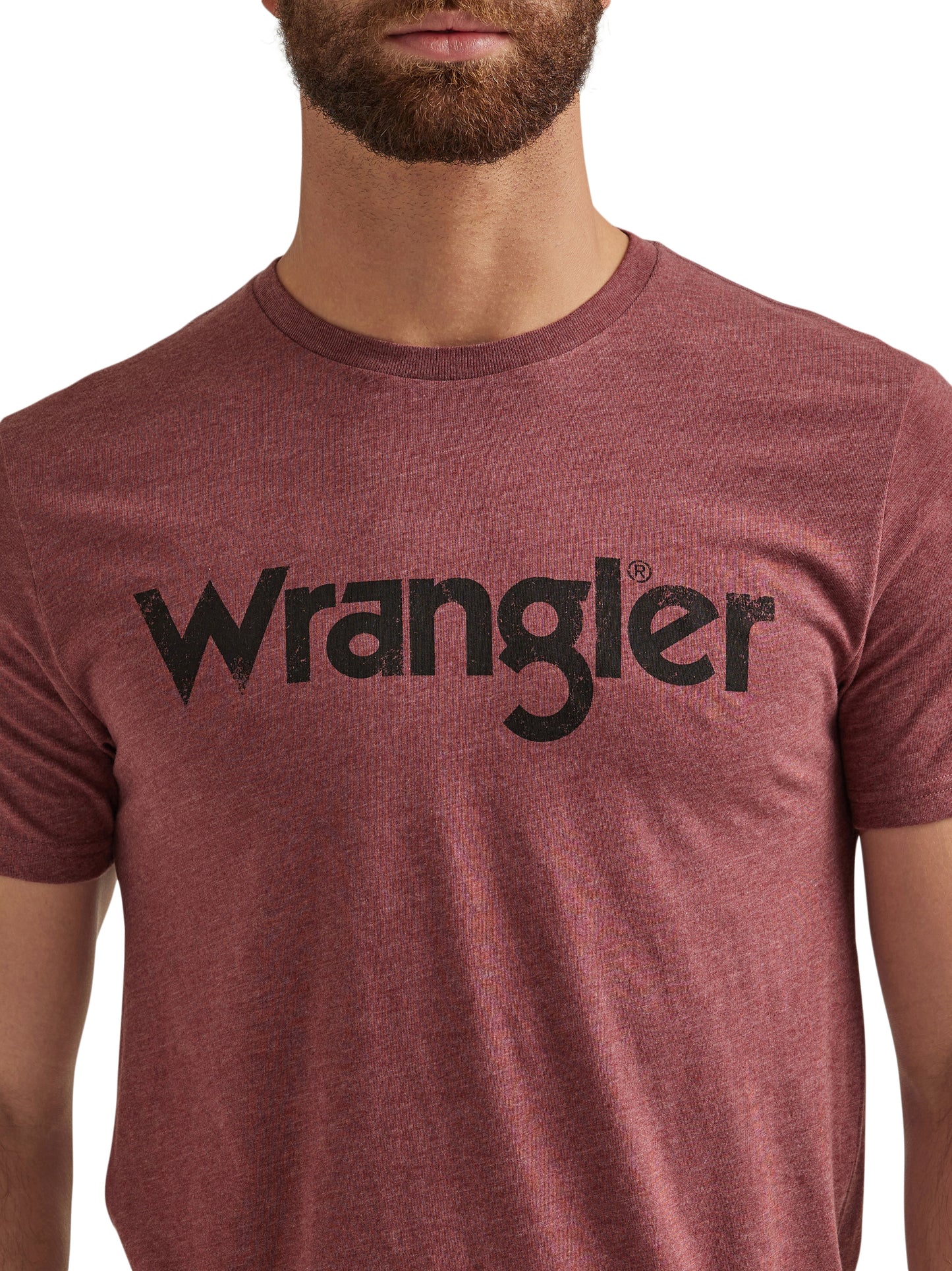Wrangler Men's Burgandy T-Shirt