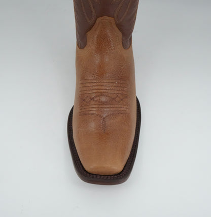 Denver Boots Men's Tan Leather Semi Square Toe Boot