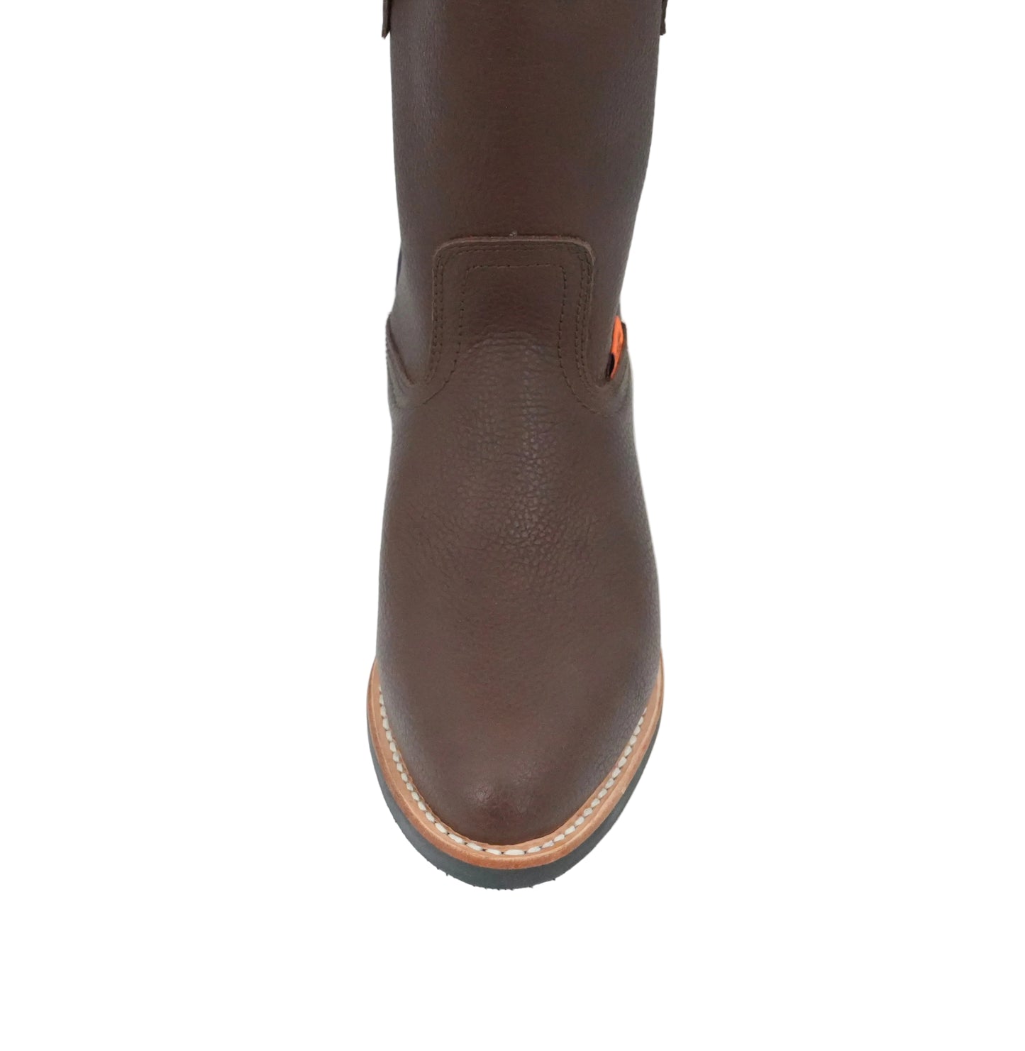 Original Michel Men's Grisly Pull Up Oval Toe Work Boot - Brown