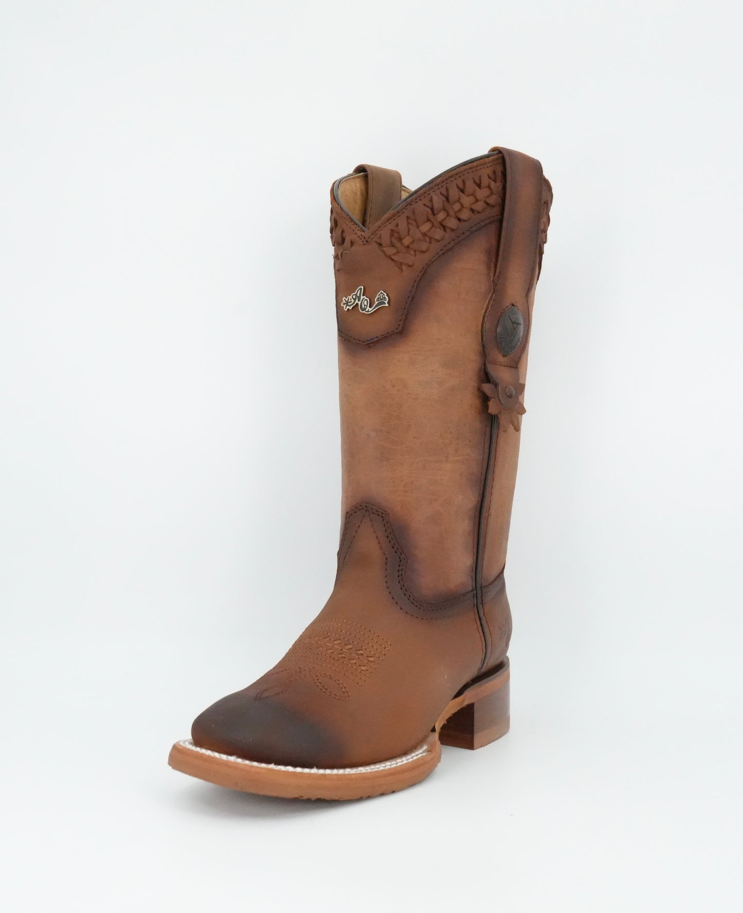 Tombstone Women's Grasso Honey Square Toe Leather Boot