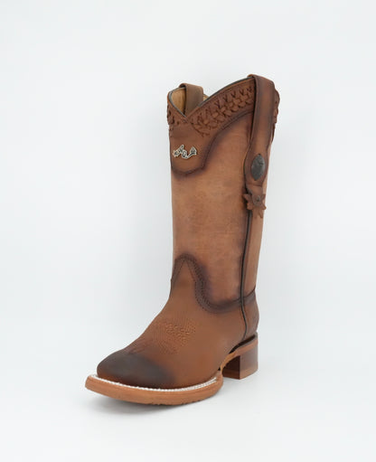 Tombstone Women's Grasso Honey Square Toe Leather Boot