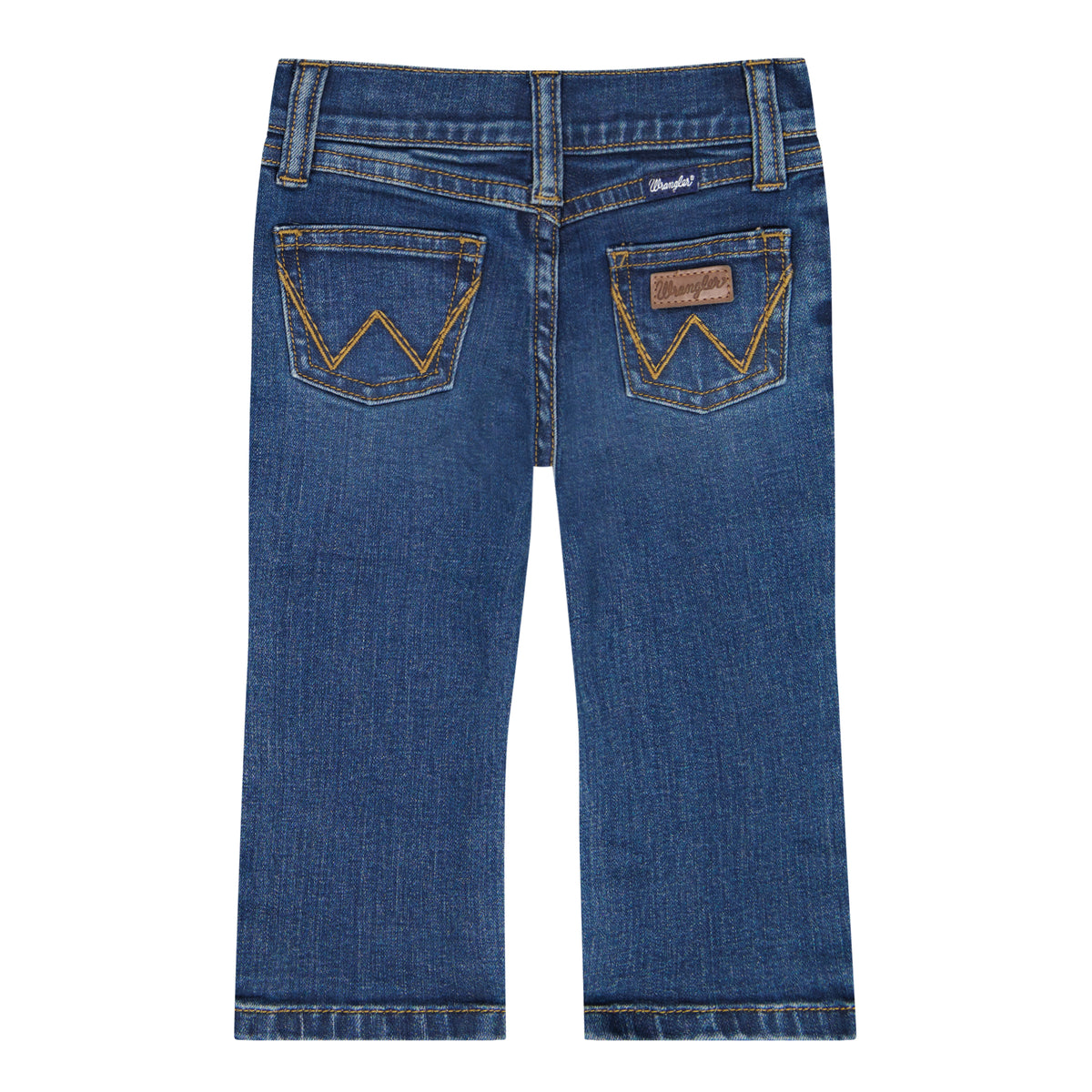 Wrangler Little Boy's Stitched Pocket Western Jean - Dark Blue
