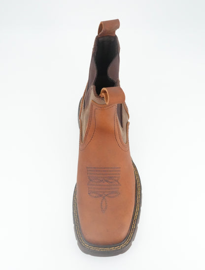 Cebu Men's BC Thunder Square Toe Short Work Boot - Tan