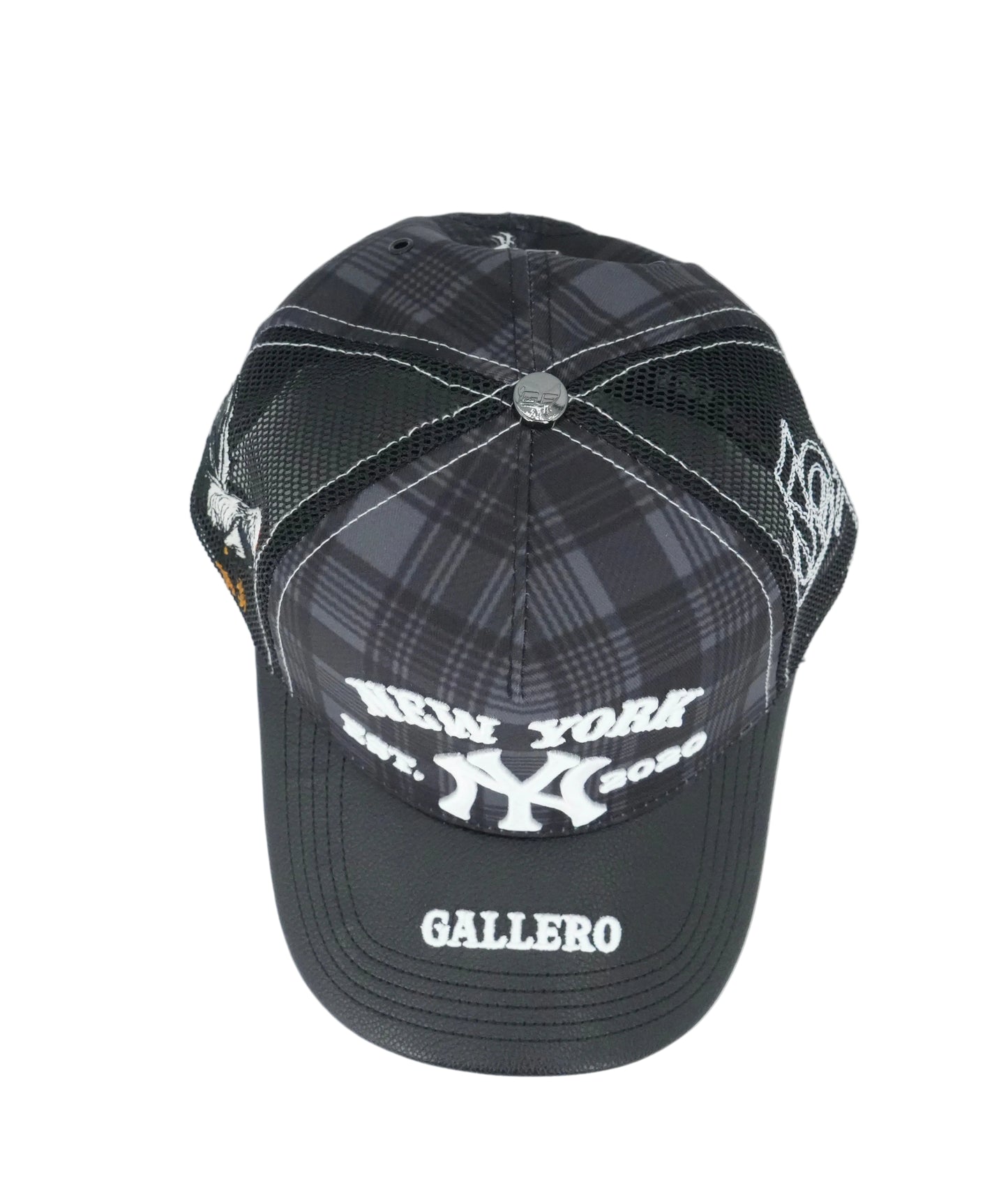 Gallo Fino NY Gallero Est. 2020 Cap - Plaid Gray
