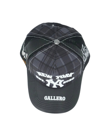 Gallo Fino NY Gallero Est. 2020 Cap - Plaid Gray