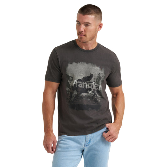 Wrangler Men's Shadow Graphic T-Shirt - Phantom