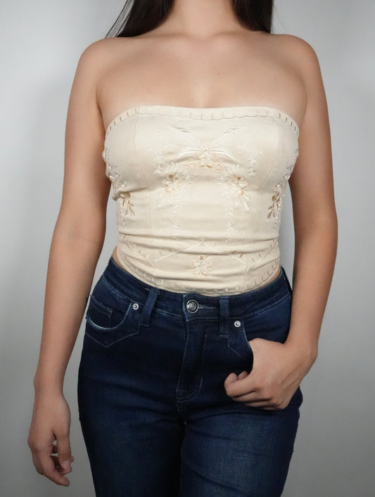 Women's Sadelia Corset Top - Khaki