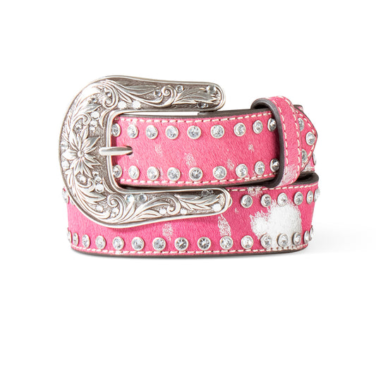 Ariat Girl's Pink Beaded Belt