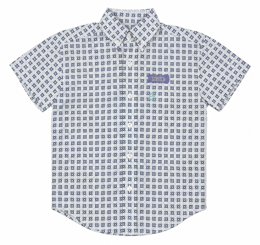 Panhandle Slim Boy's Short Sleeve Button Down Shirt - Turquoise