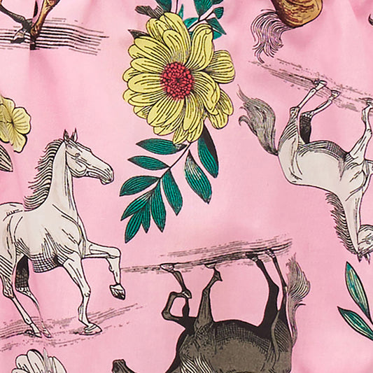 Wrangler Girl's Print Tiered Dress - Pink