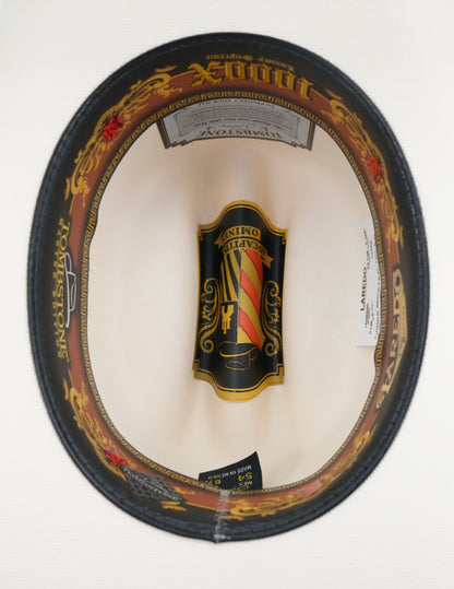Tombstone 1,000X Laredo Straw Hat - Python Print Hat Band