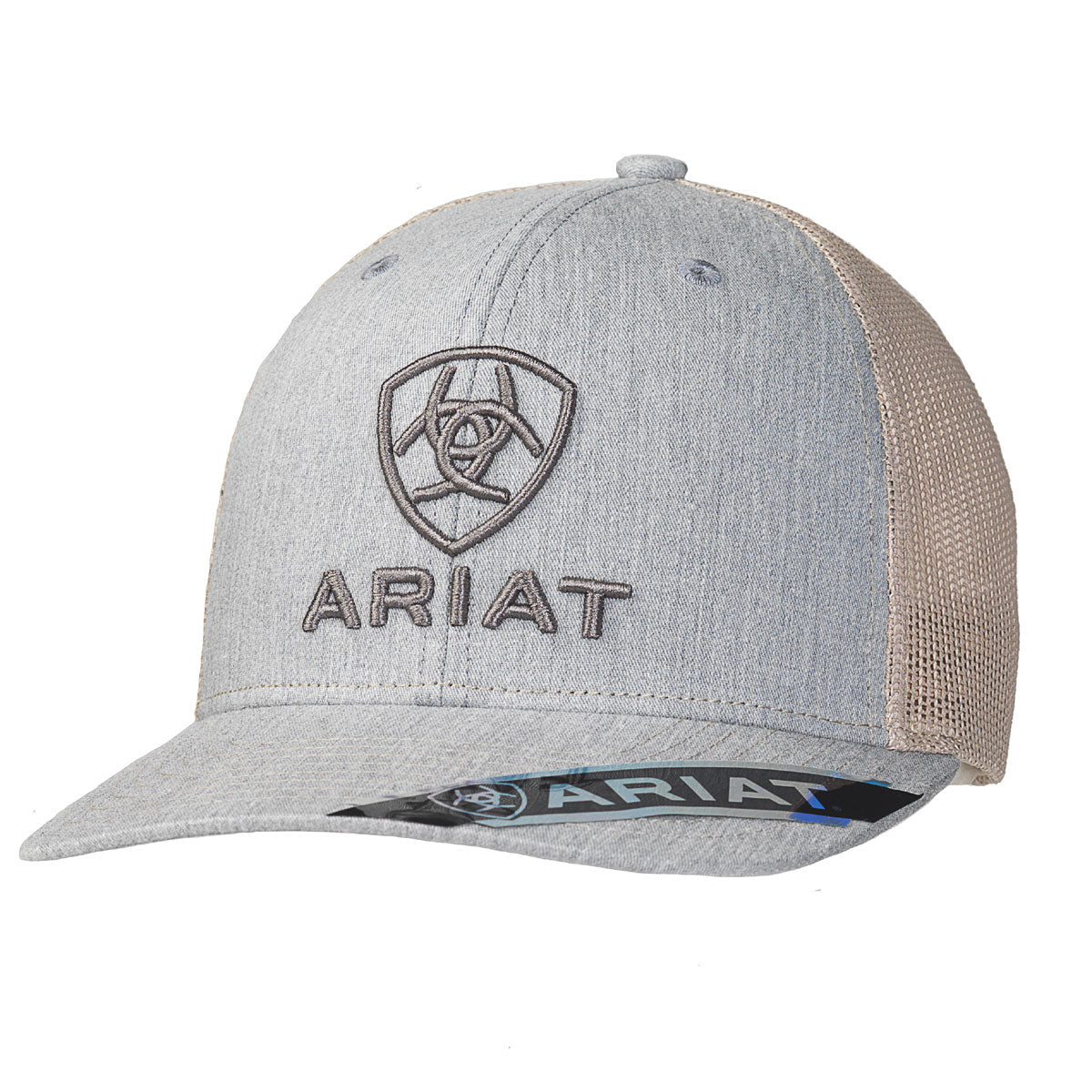 Ariat Shield Logo Gray/Sand Cap