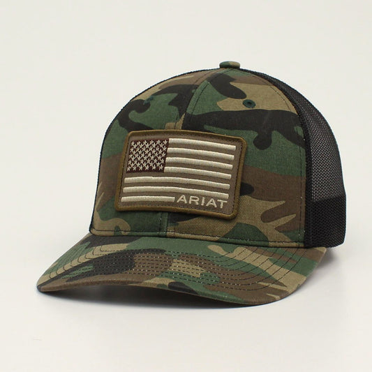 Ariat Richardson 112 Camo Flag Cap