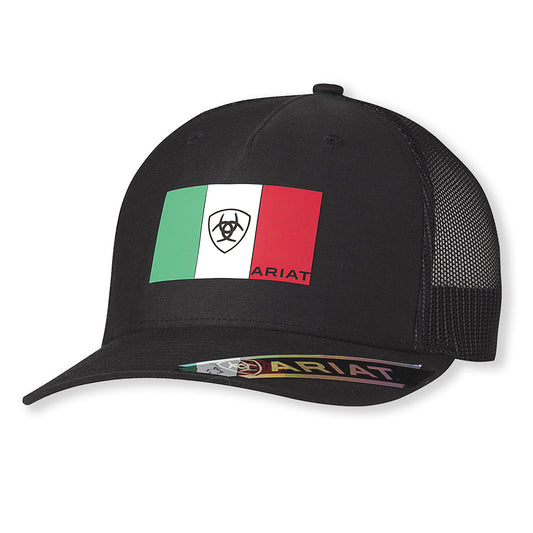 Ariat Mexico Flag Black Cap