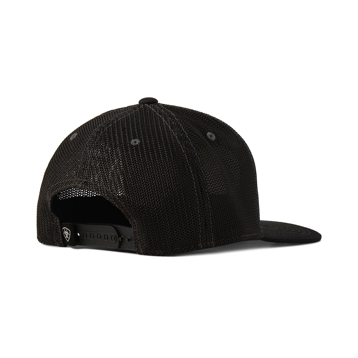 Ariat 110 Flexfit Black Grey Patch Cap