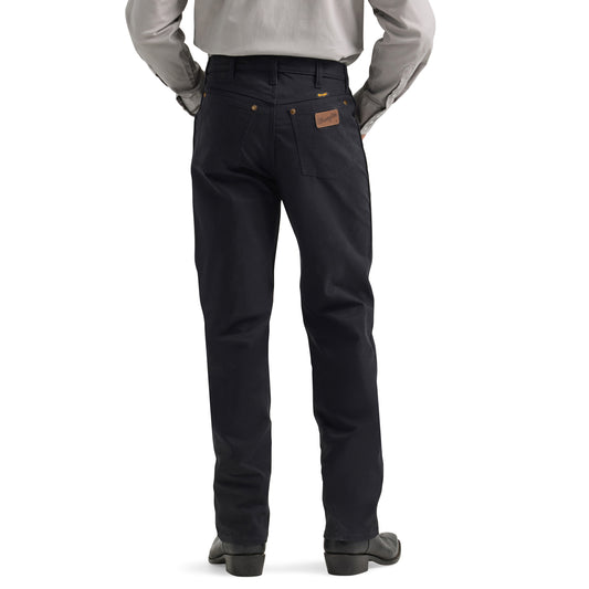 Wrangler Men's Cowboy Cut Regular Fit Canvas Jean - Black