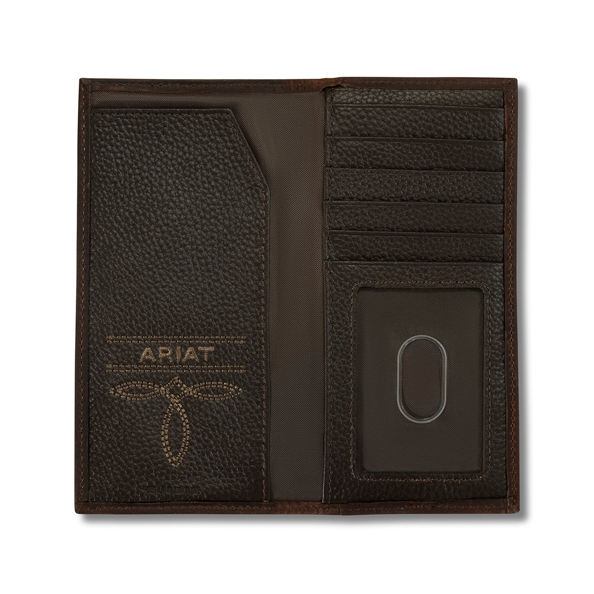 Ariat Dark Brown Leather Rodeo Wallet