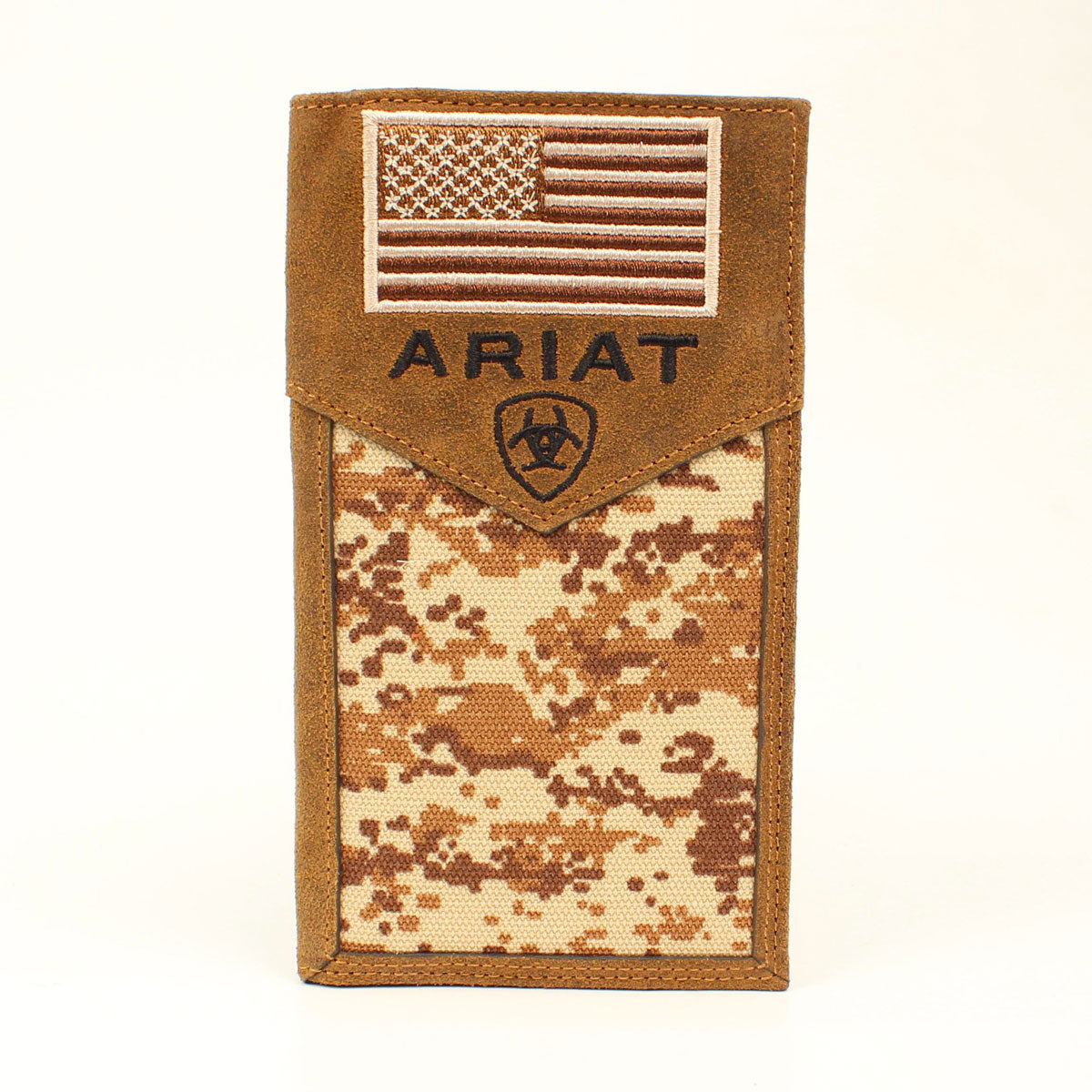 Ariat Camo Flag Rodeo Wallet