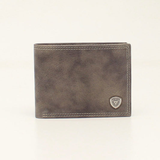Ariat Gray Bi-Fold Wallet