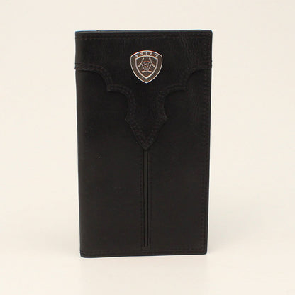 Ariat Logo Black Rodeo Wallet