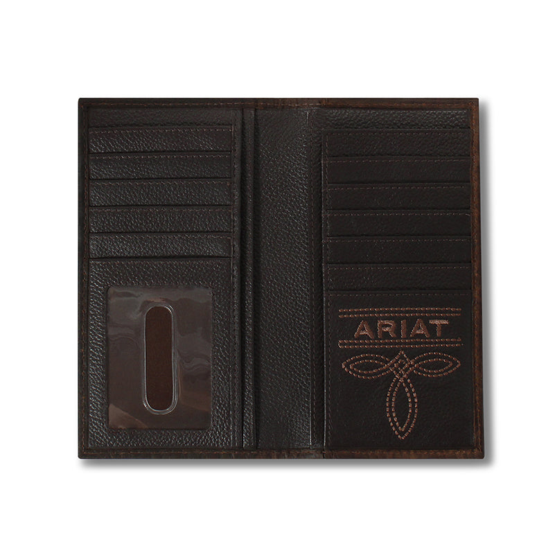 Ariat Mexico Logo Leather Rodeo Wallet