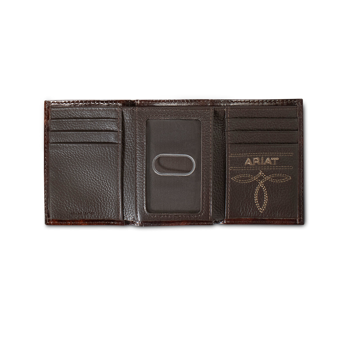 Ariat Embossed Tri-Fold Wallet