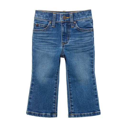 Infant & Toddler's Wrangler Stitched Pocket Dark Blue Jean (0/3M-4T)