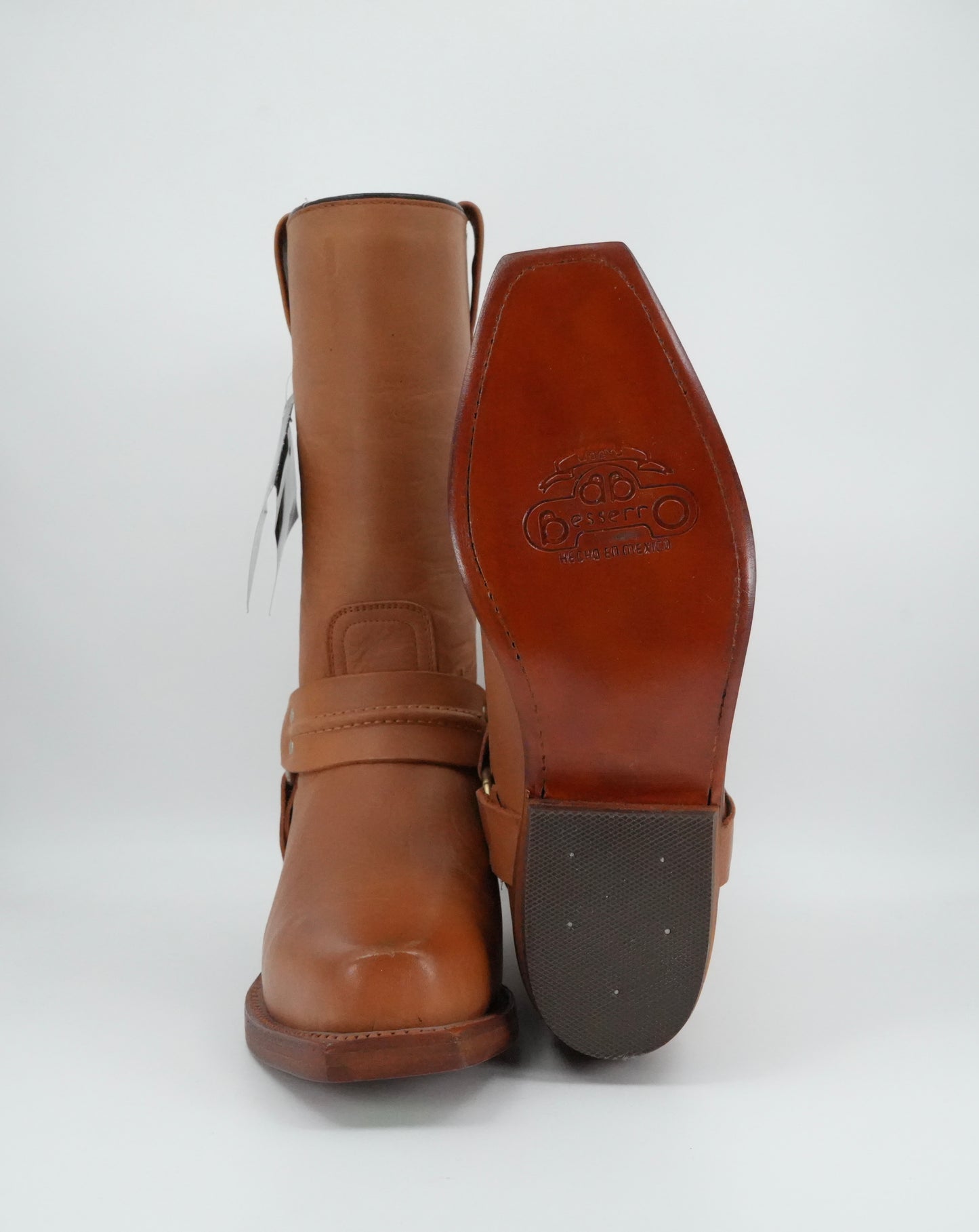 Besserro Men's Honey Trompa De Puerco Semi Square Toe Boot
