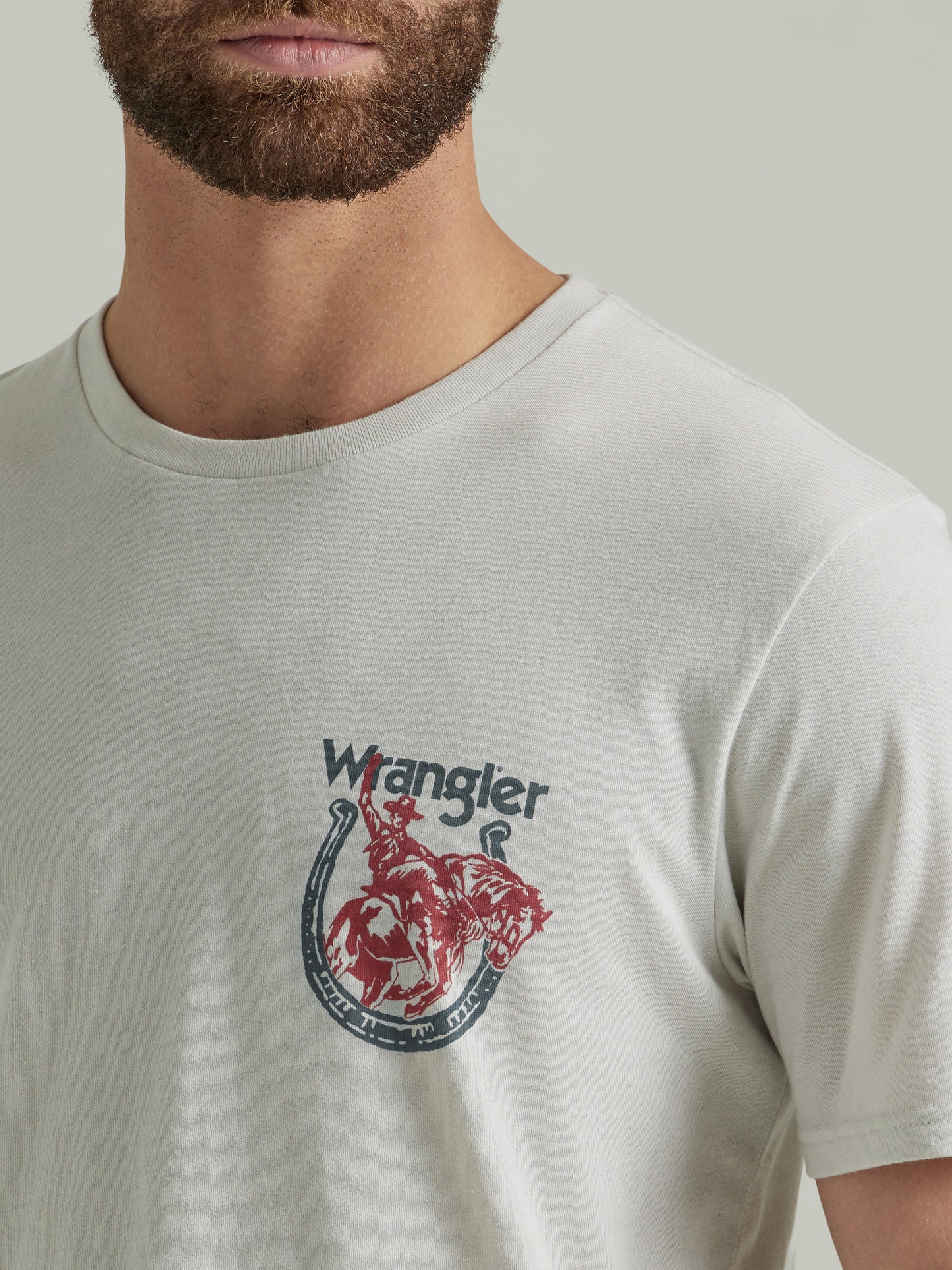 Wrangler Men's Back Graphic T-Shirt Lunar Rock