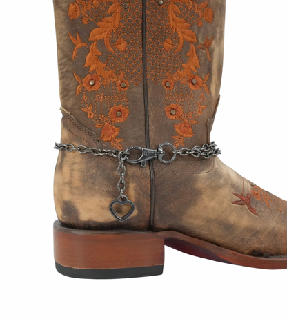 Women's Charm Chain Boot Accessory - Horse Shoe