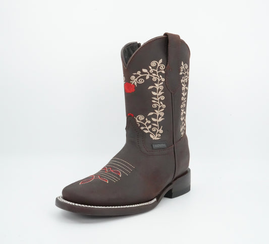 Chaparral Little Kid's Crazy Floral Chocolate Boot