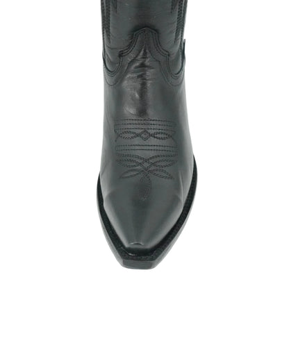 Rock'em Women’s Carla Leather Snip Toe Boot - Black