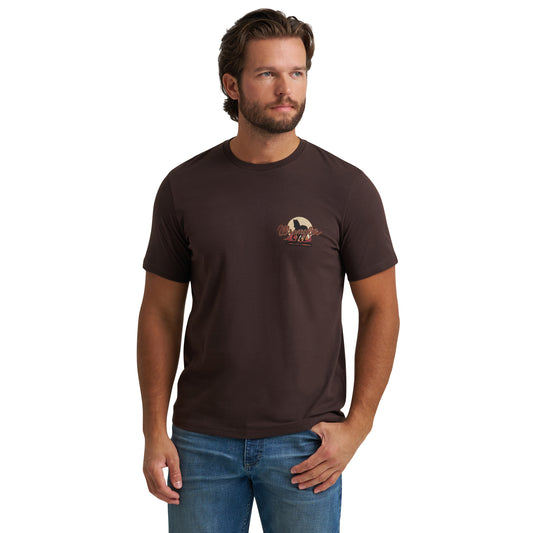 Wrangler Men's Long Live Cowboys Rope Graphic T-Shirt - Brown