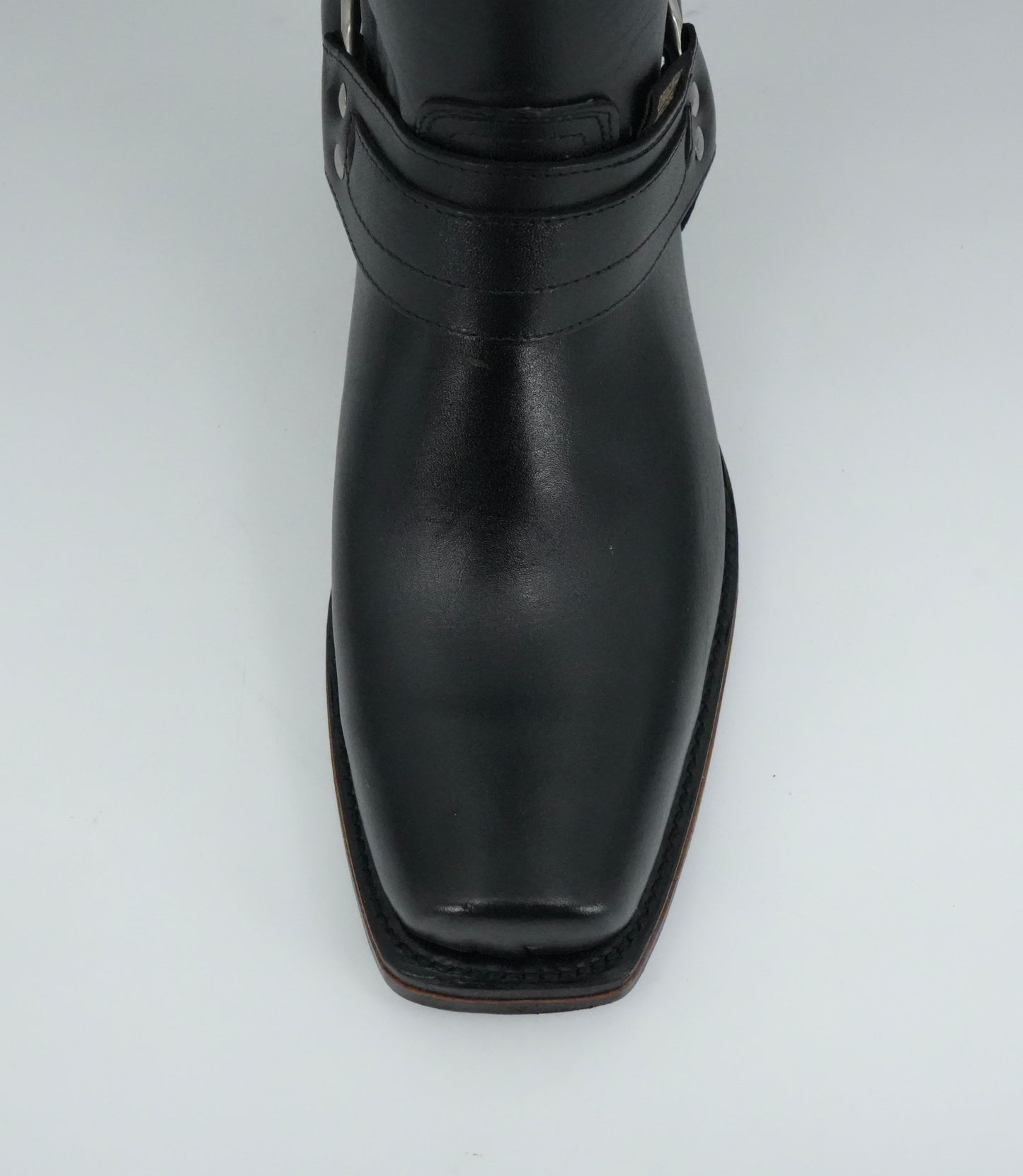 Original Michel Men's Black Trompa De Puerco Semi Square Toe Boot