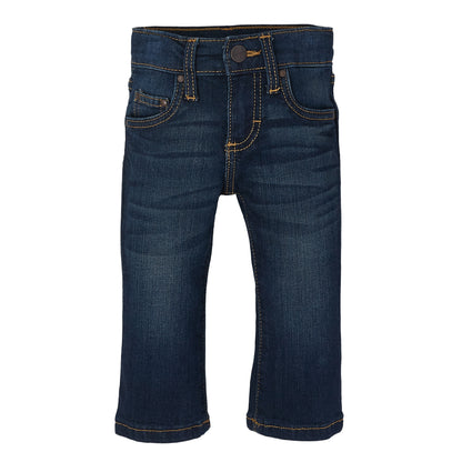 Infant & Toddler's Wrangler Stitched Pocket Dark Blue Jean (0/3M-4T)